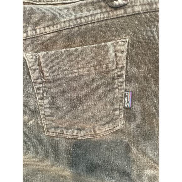 PATAGONIA Gray Corduroy Mini Skirt Sz 10 - Picture 6 of 6